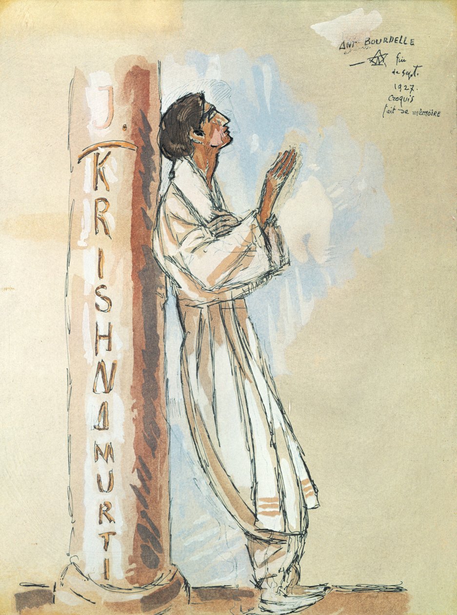 Krishnamurti, 1927 da Emile Antoine Bourdelle