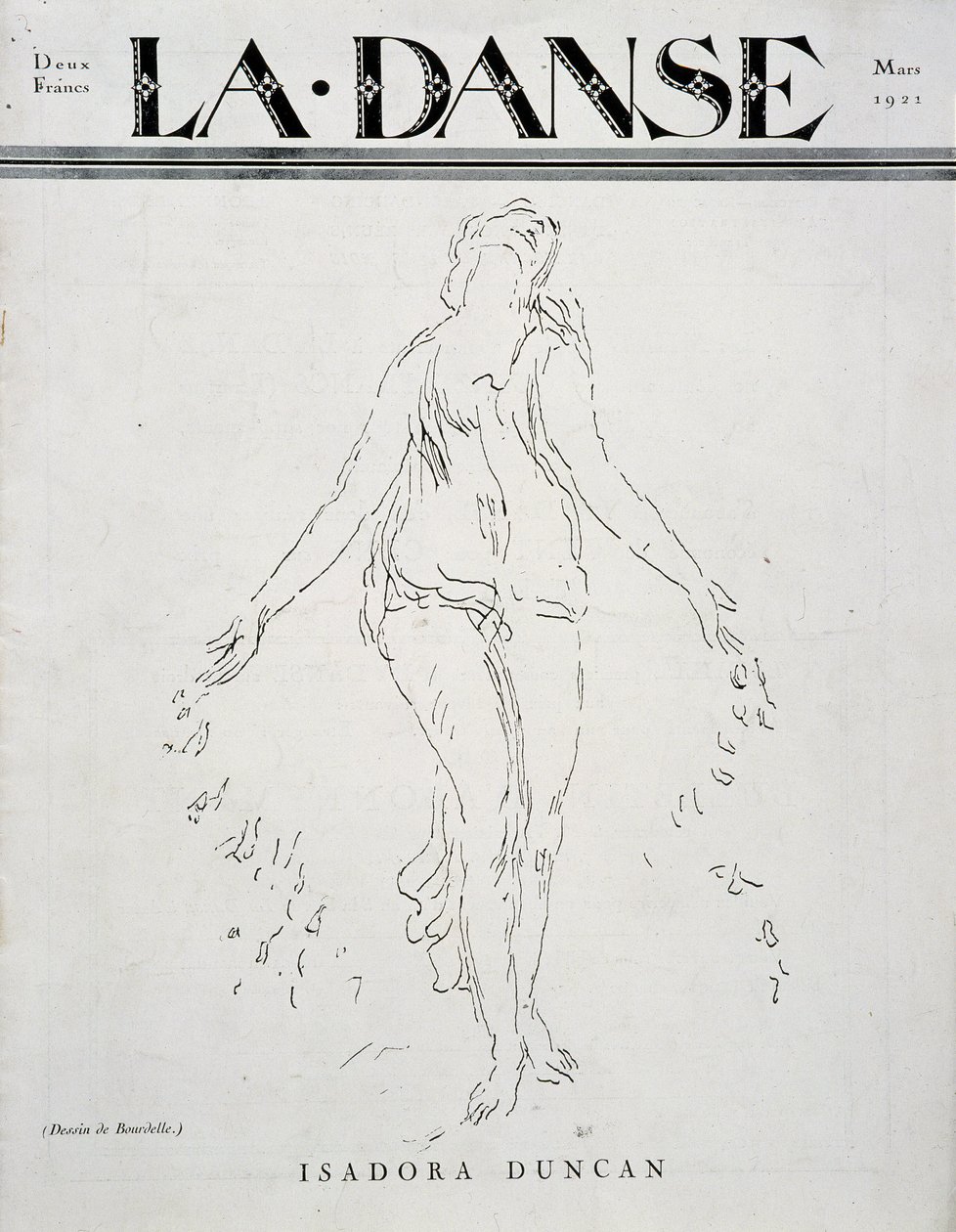 Isadora Duncan (danzatrice americana di origine irlandese) da Emile Antoine Bourdelle