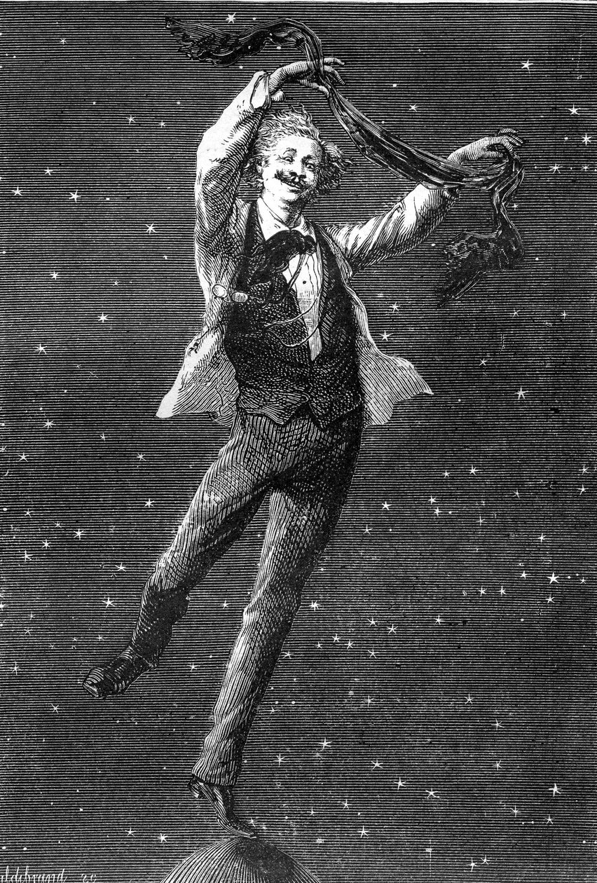 Illustrazione del romanzo di Jules Verne 