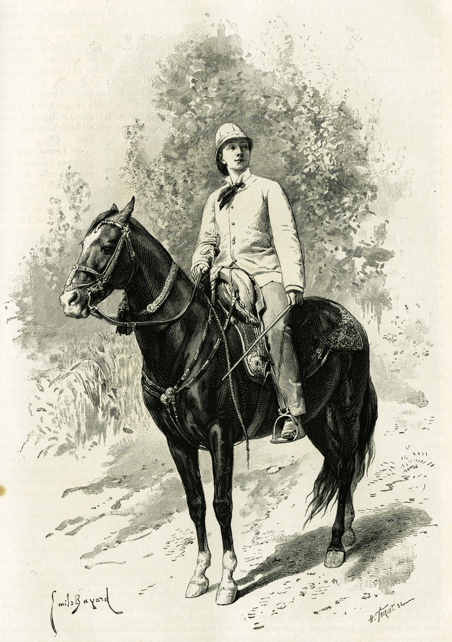 Ritratto di Jane Dieulafoy da Emile Antoine Bayard