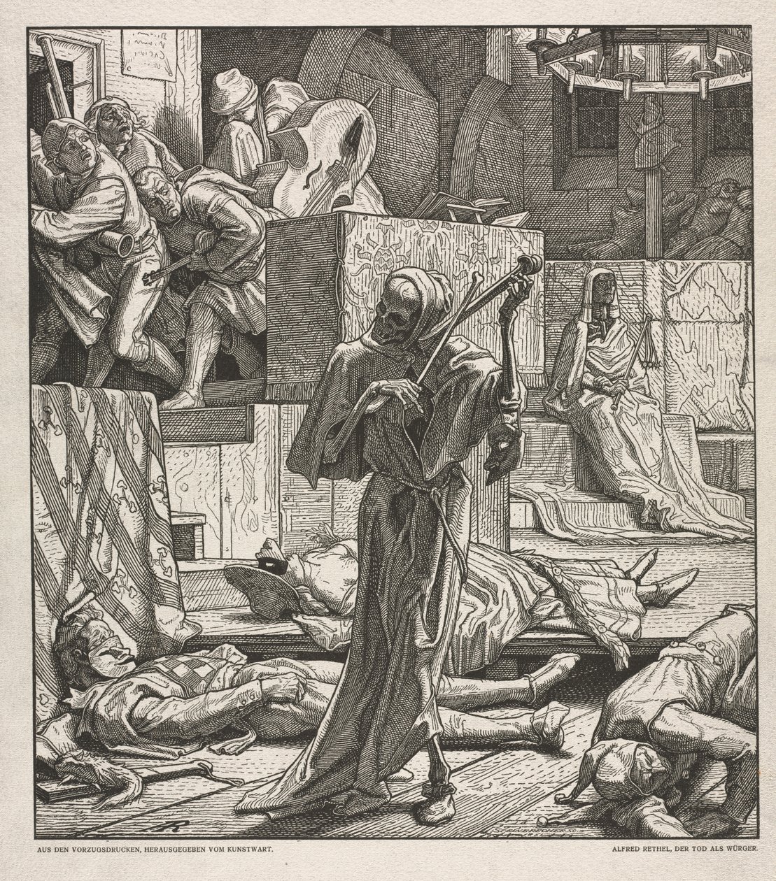 Danza della Morte: La Morte lo Strangolatore da Emile Antoine Bourdelle