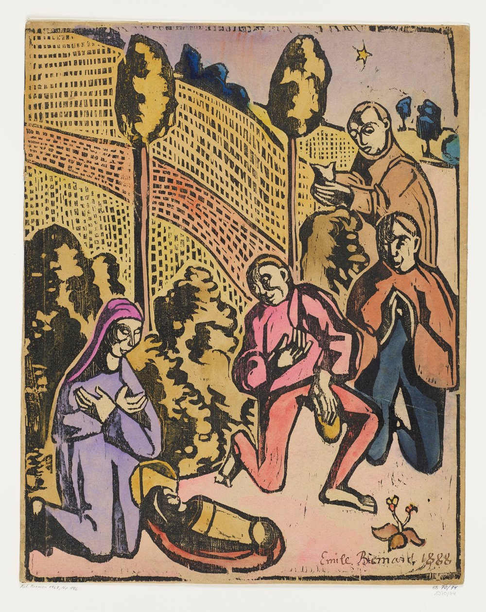 Adorazione dei pastori da Emile Bernard