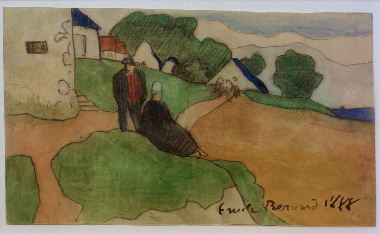 Villaggio bretone da Emile Bernard