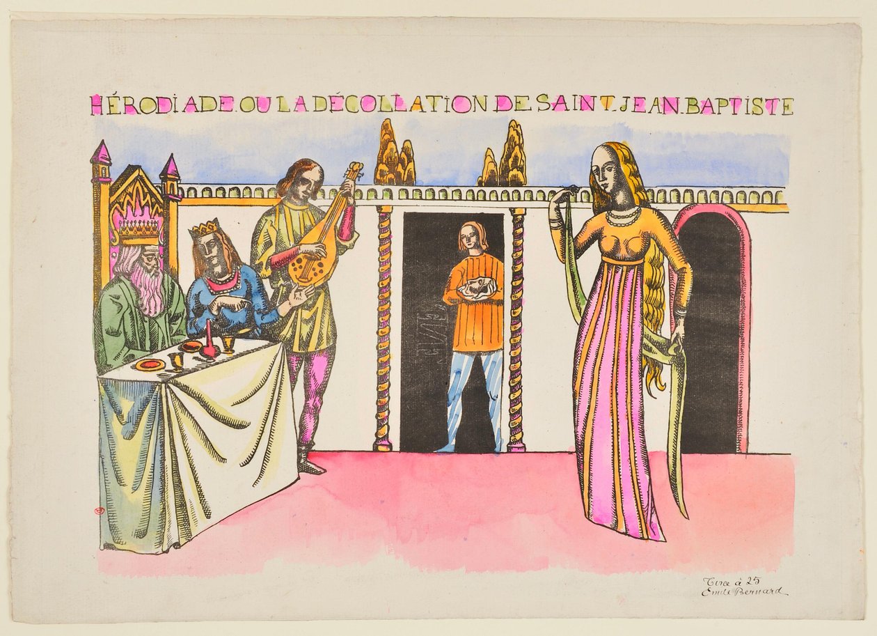 Erodiade o la decollazione di San Giovanni Battista da Emile Bernard