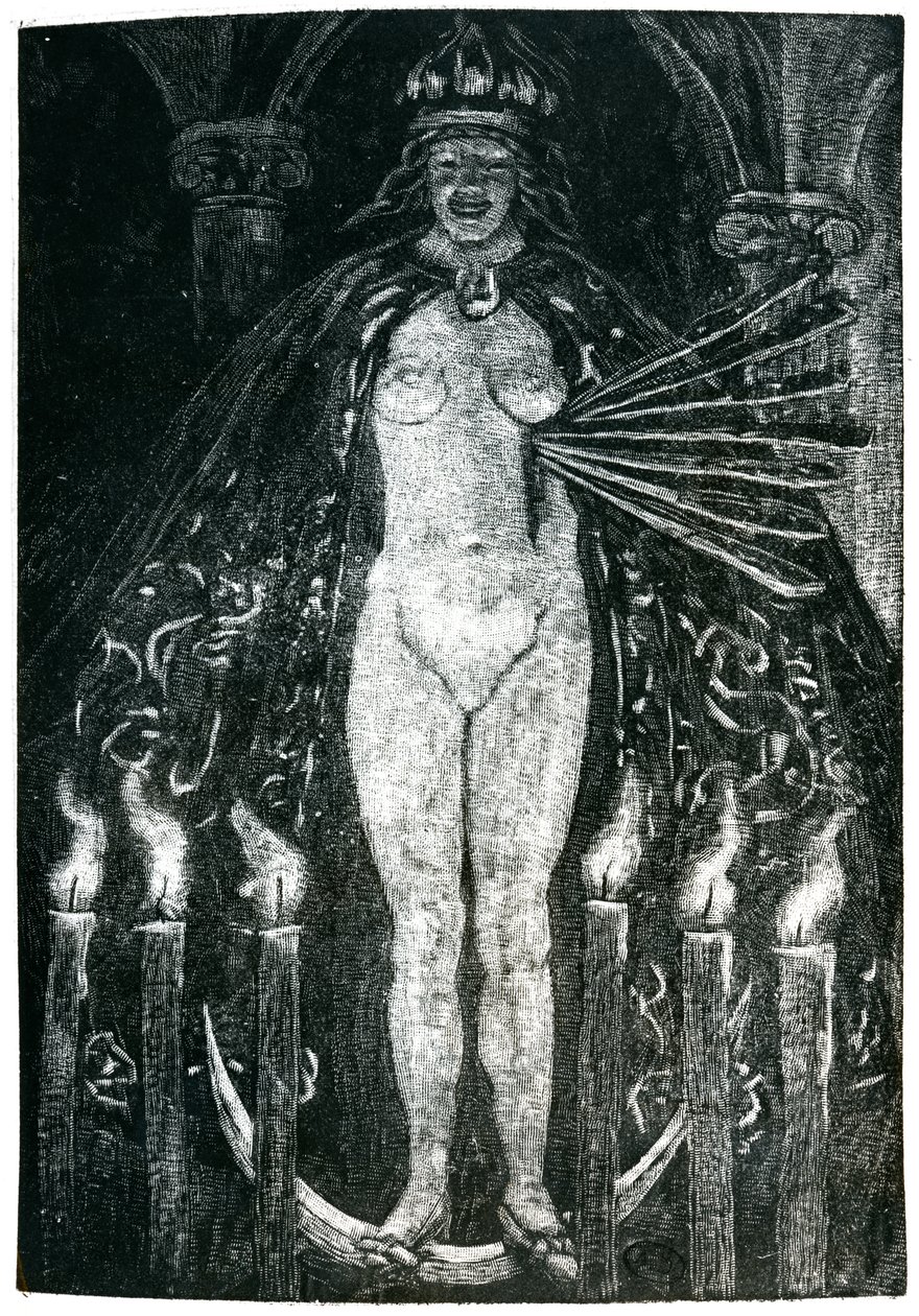 Illustrazione per le poesie di Charles Baudelaire (1821-67) da Emile Bernard