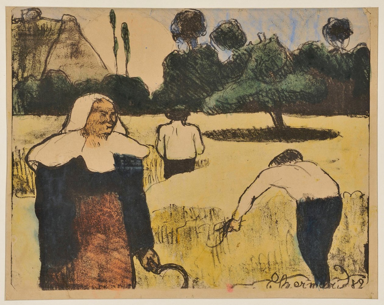 Il mietitore da Emile Bernard