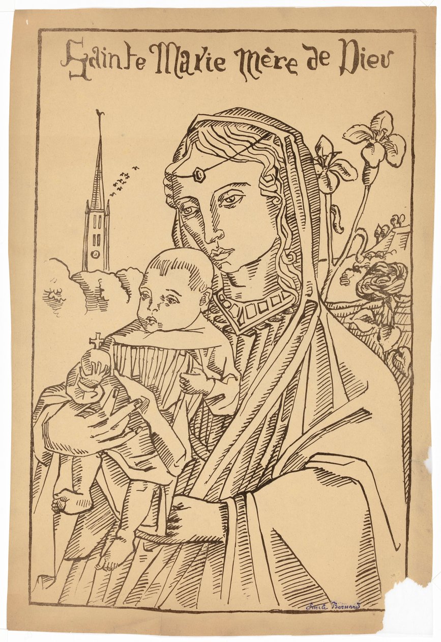 Maria, Madre di Dio da Emile Bernard