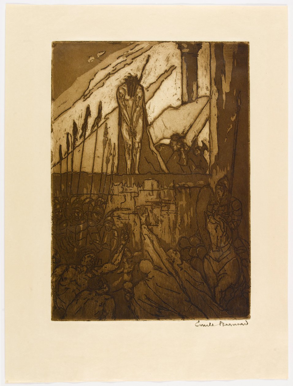 N. 40 – «Cristo coronato di spine e vestito di scarlatto.» da Emile Bernard