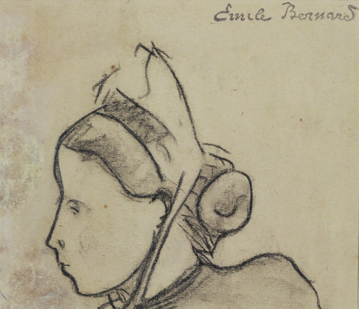 Studio di una donna bretone da Emile Bernard