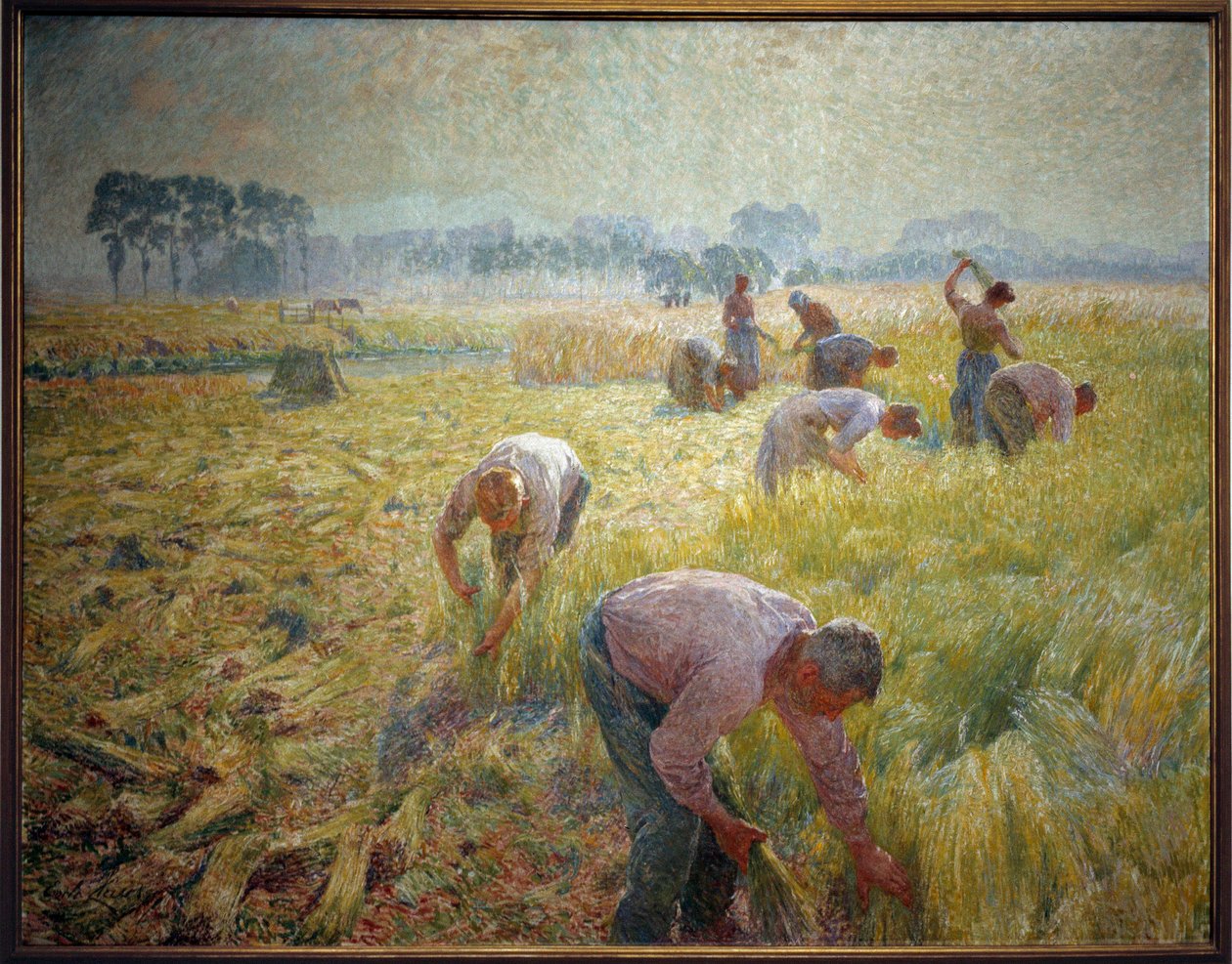 La raccolta del lino da Emile Claus