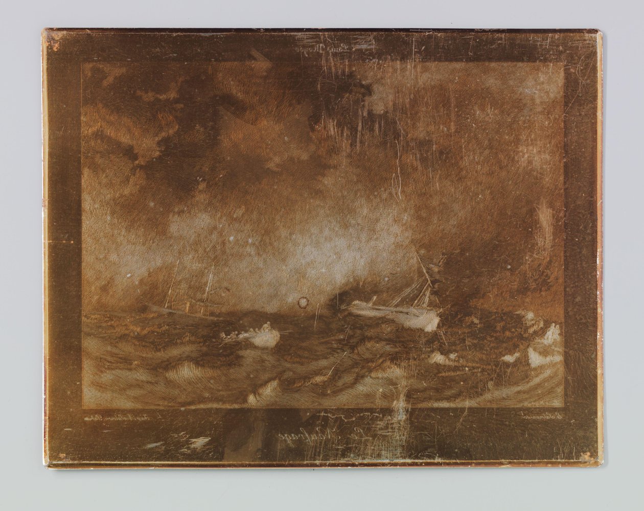 Il naufragio da Emile Frédéric Salmon (signed by artist)