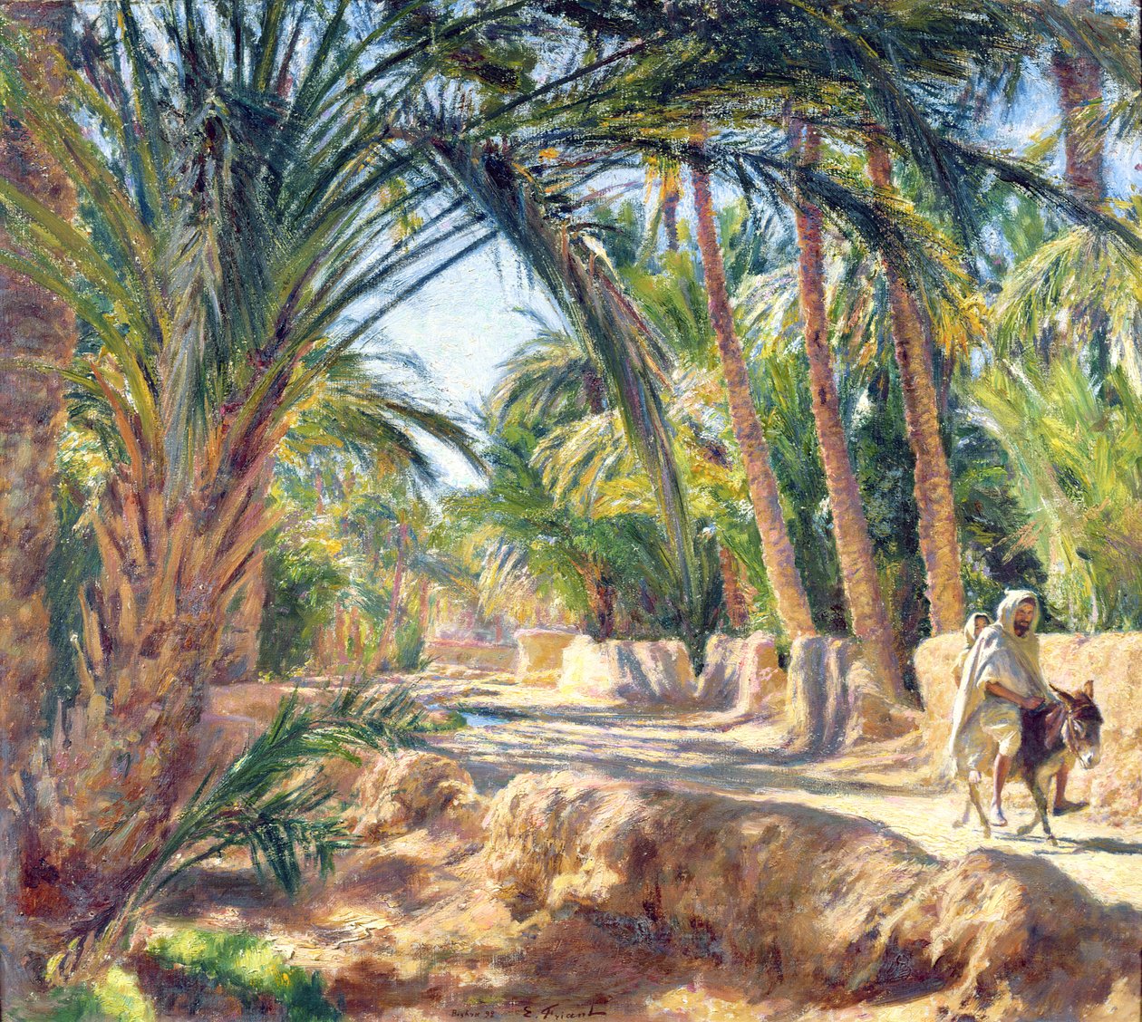 Sulla strada per Biskra da Emile Friant
