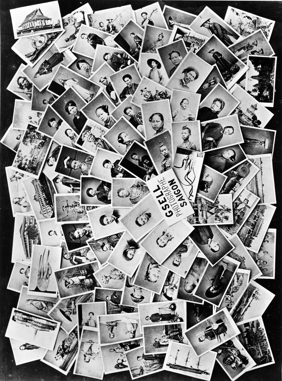 Pubblicità per lo Studio Fotografico Gsell, Saigon da Emile Gsell