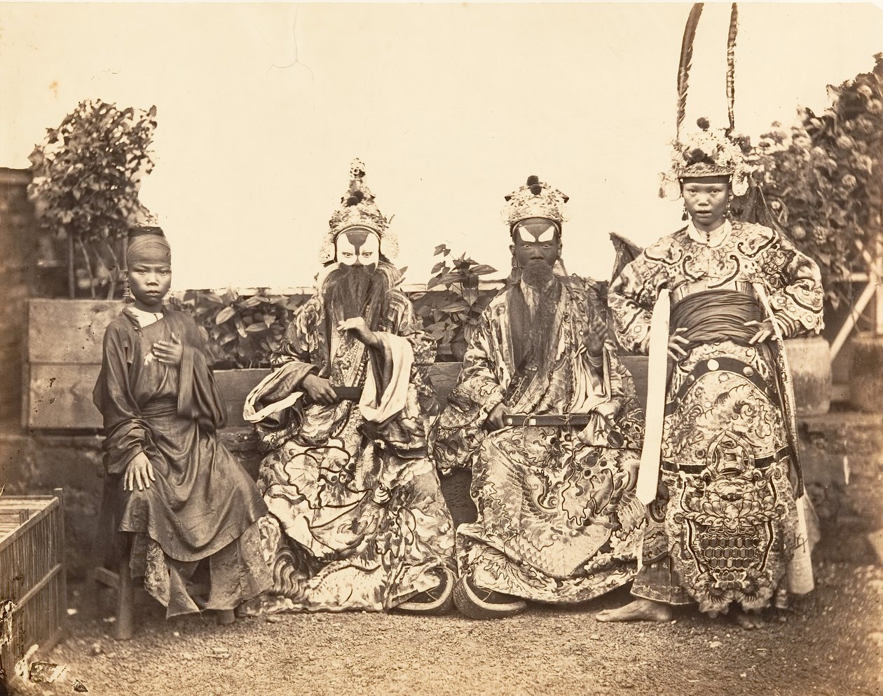 Costumi di Teatro, Saigon, Cocincina da Emile Gsell