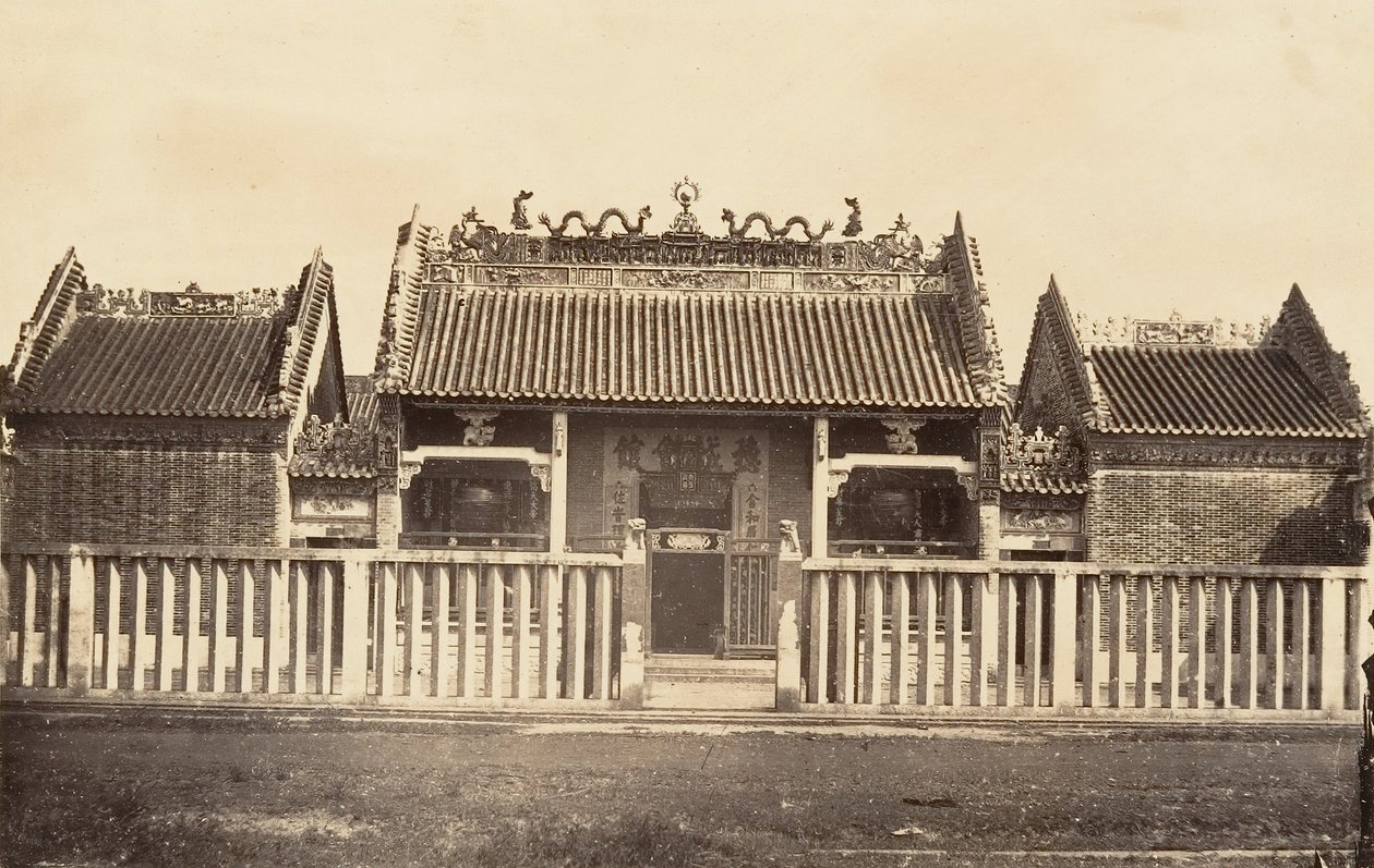 Pagoda della città cinese, 1866 da Emile Gsell