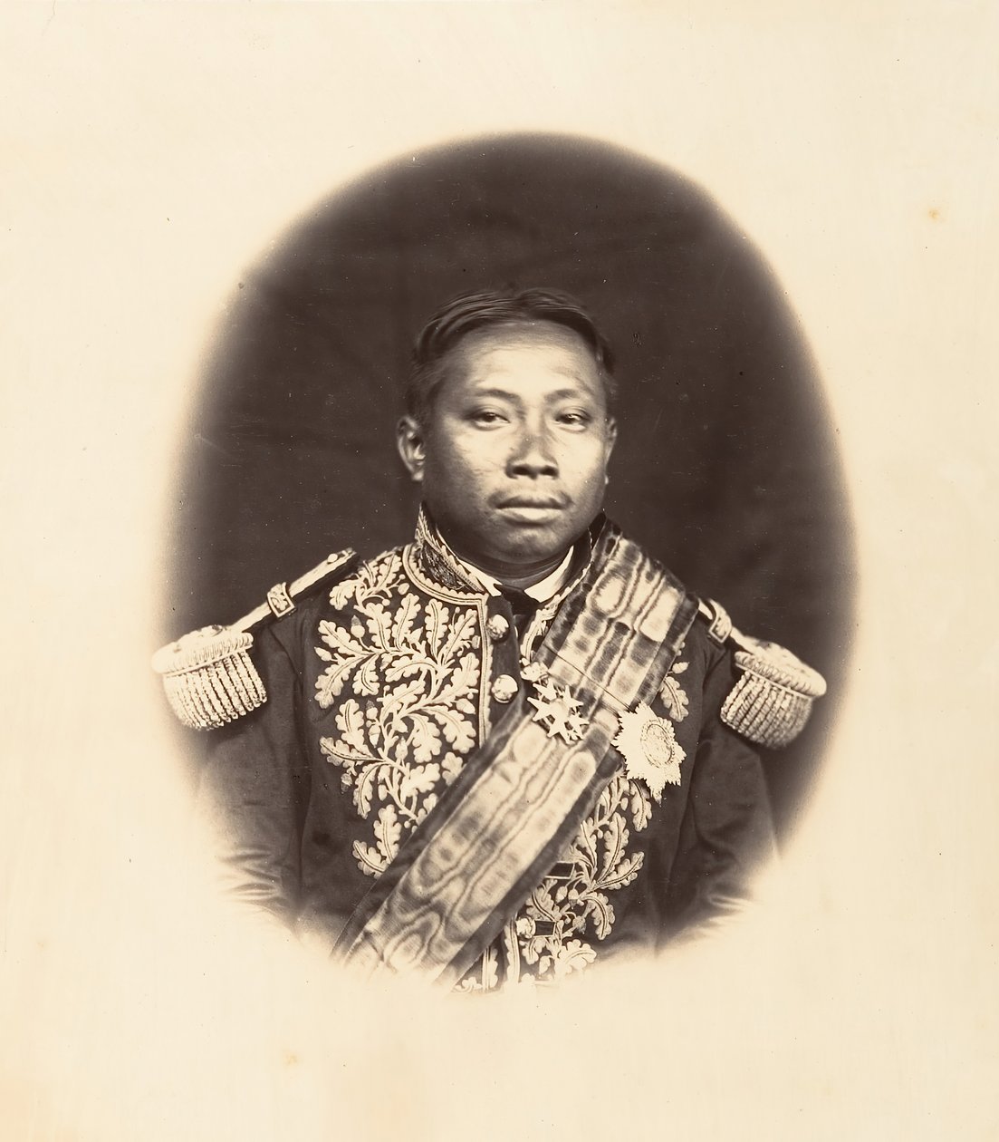 S. M. Norodon, Re del Cambogia, 1866 da Emile Gsell