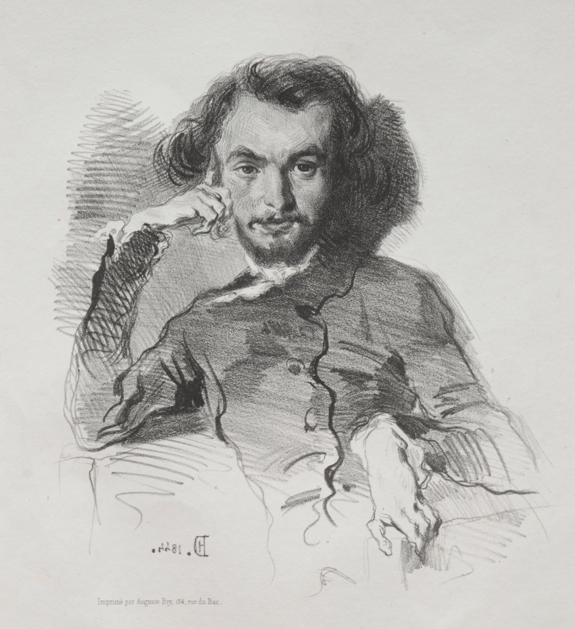 Charles Pierre Baudelaire da Emile Isidore Deroy
