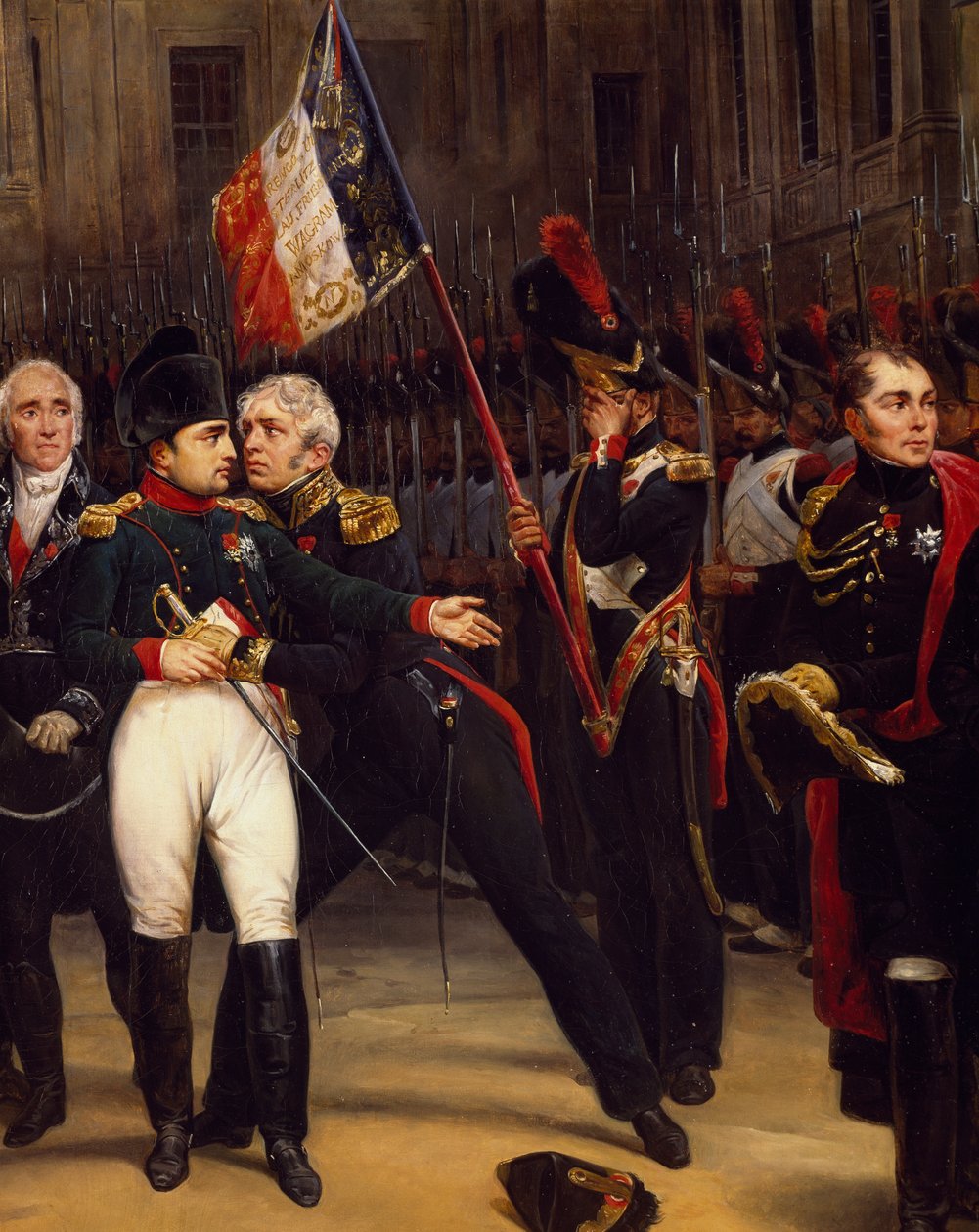 Addio di Napoleone alla Guardia Imperiale, 20 aprile da Emile Jean Horace Vernet