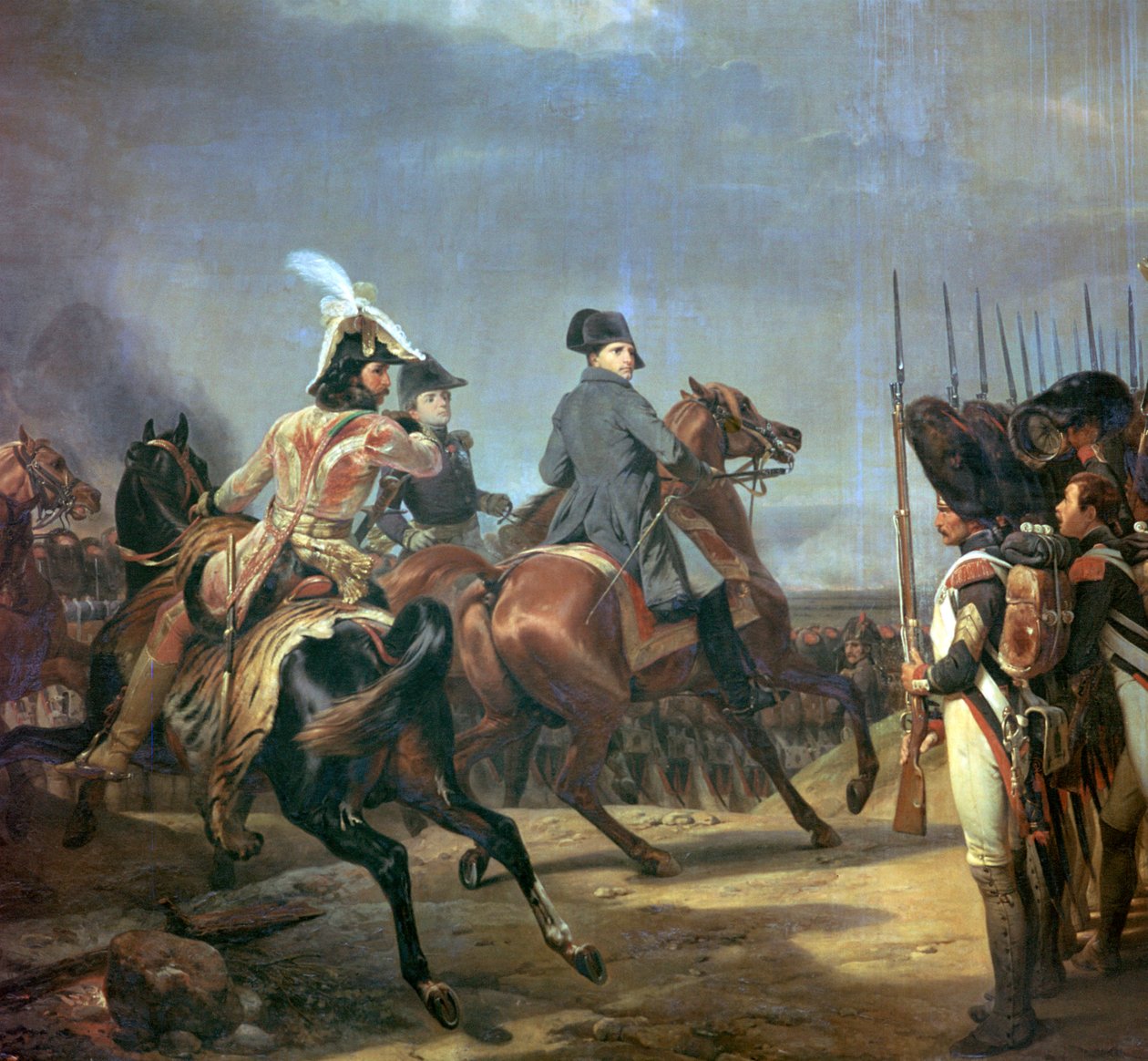 Napoleone alla battaglia di Jena, XIX secolo da Emile Jean Horace Vernet