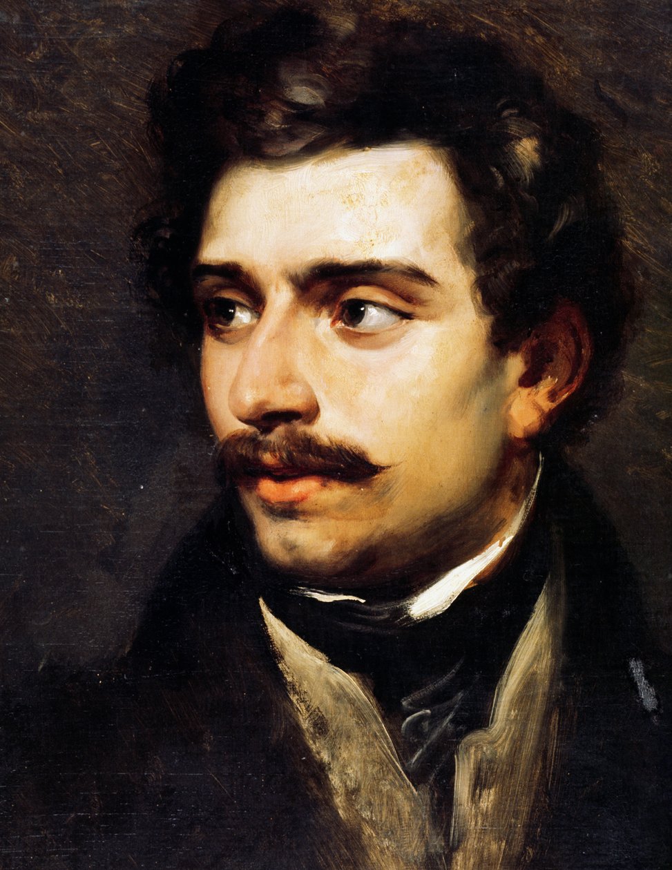 Ritratto di Federico Ricci da Emile Jean Horace Vernet
