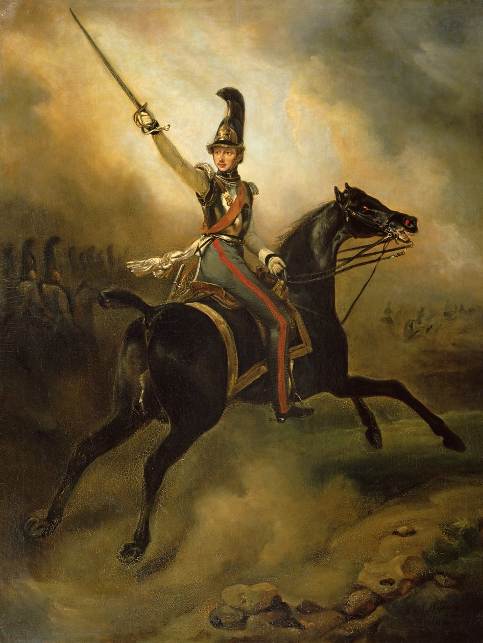 Ritratto di Friedrich Heinrich, 1830 da Emile Jean Horace Vernet