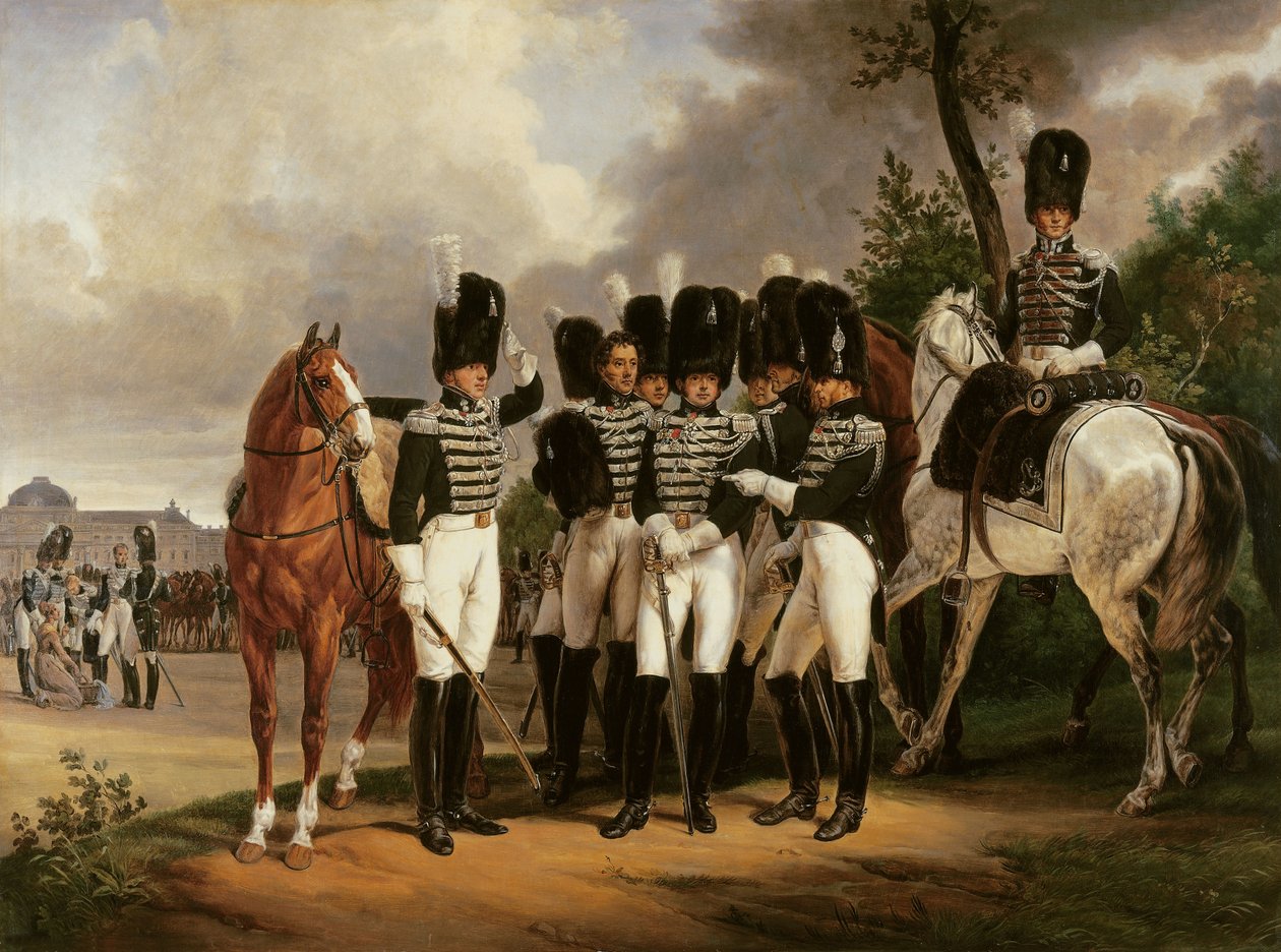 Ritratto del generale marchese de Talhout-Roy da Emile Jean Horace Vernet