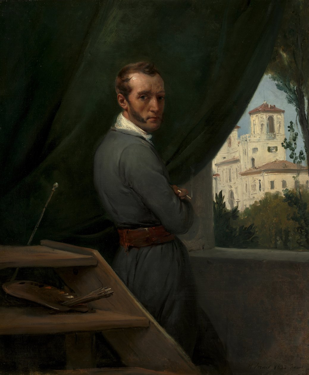 Autoritratto a Roma da Emile Jean Horace Vernet