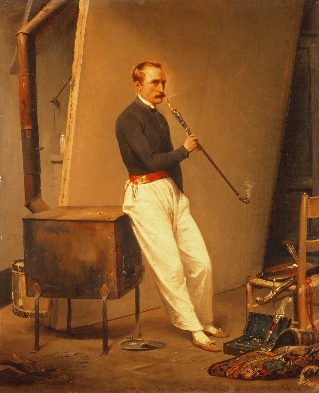 Autoritratto, 1835 da Emile Jean Horace Vernet