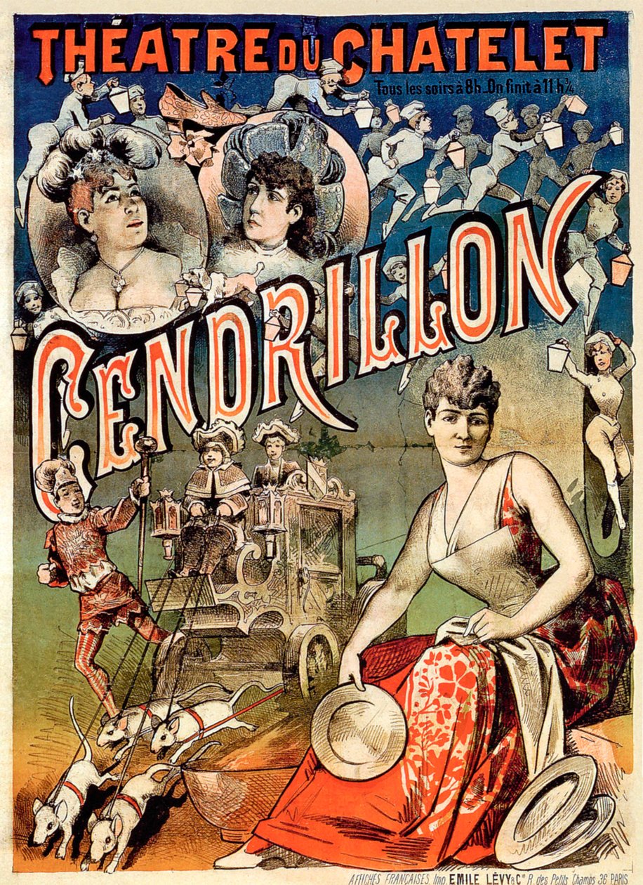 "Cenerentola o la scarpetta meravigliosa", teatro dello Chatelet, Parigi da Emile Levy