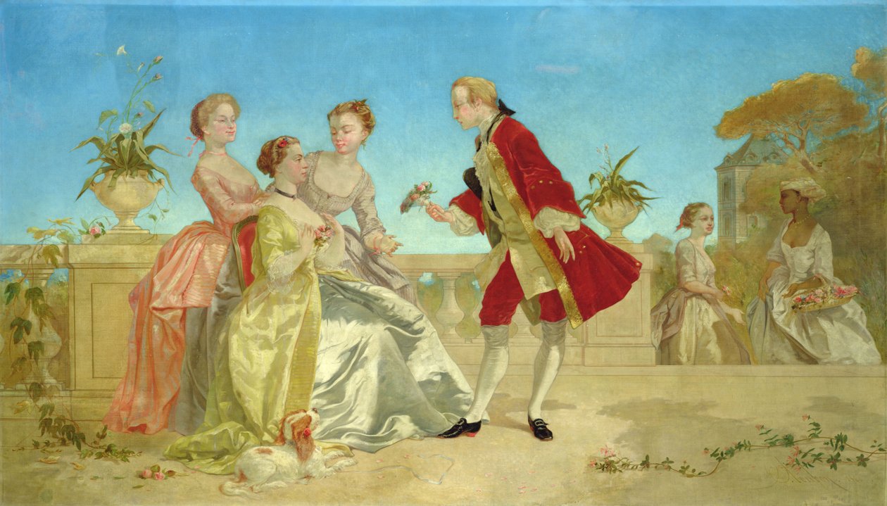 Una visita alla sua fidanzata da Emile Loubon
