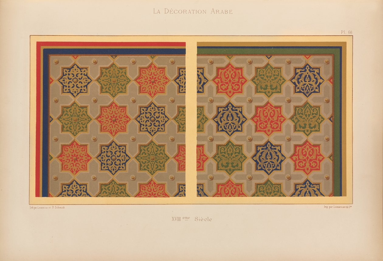 Maison appelée Beyt El-Tchéleby, 1885 da Emile Prisse dAvennes