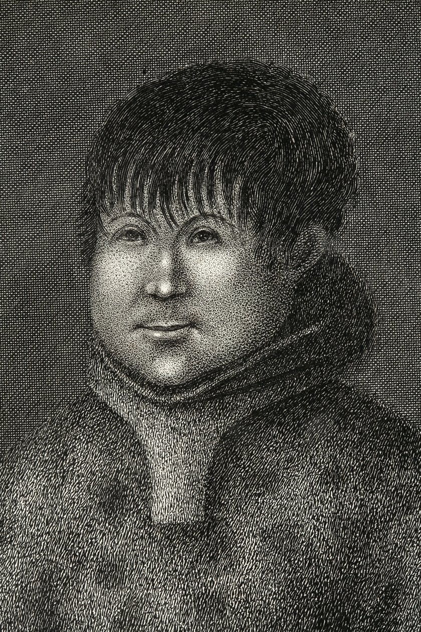 John Sakeouse, un nativo di Jacob Sound, Groenlandia, il primo eschimese noto ad essere stato in questo paese, 1816 da Emilia Anderson