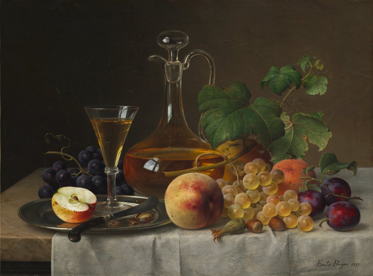 Natura morta con frutta da Emilie Preyer