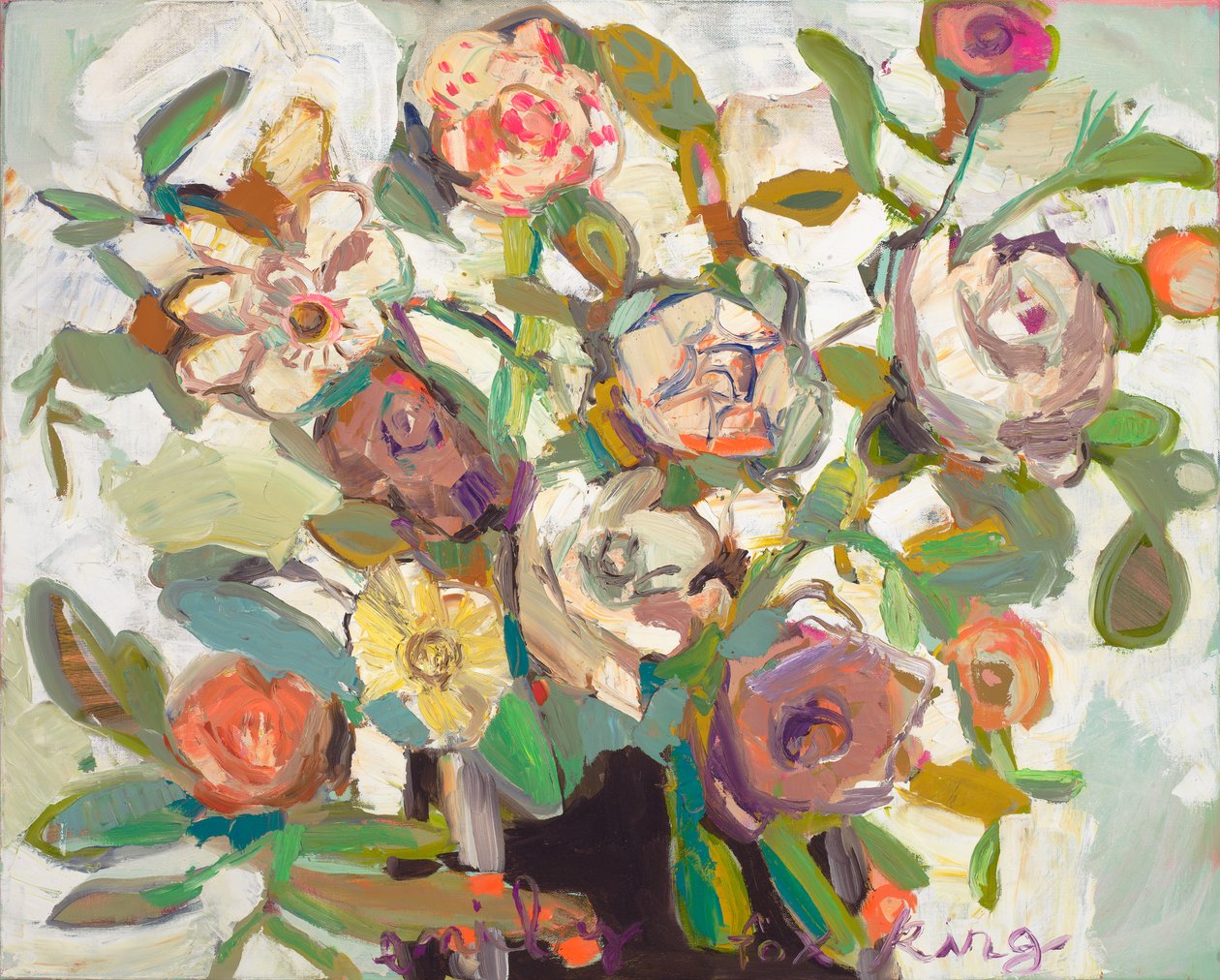 Tutto il bene, 2020 (olio su tela) da Emily Fox King