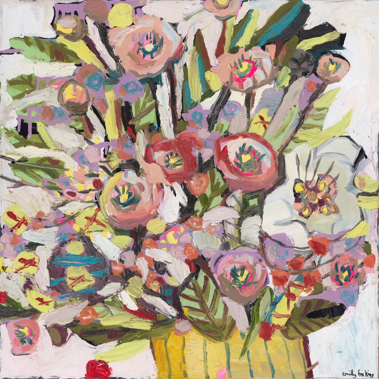 EFK0047, 2018 (olio su tela) da Emily Fox King