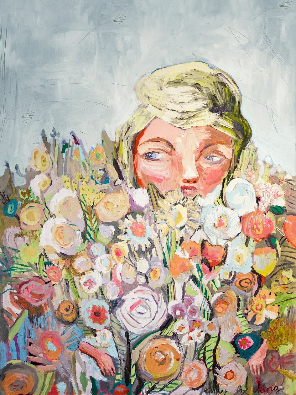 Eva, 2018 (olio su tela) da Emily Fox King