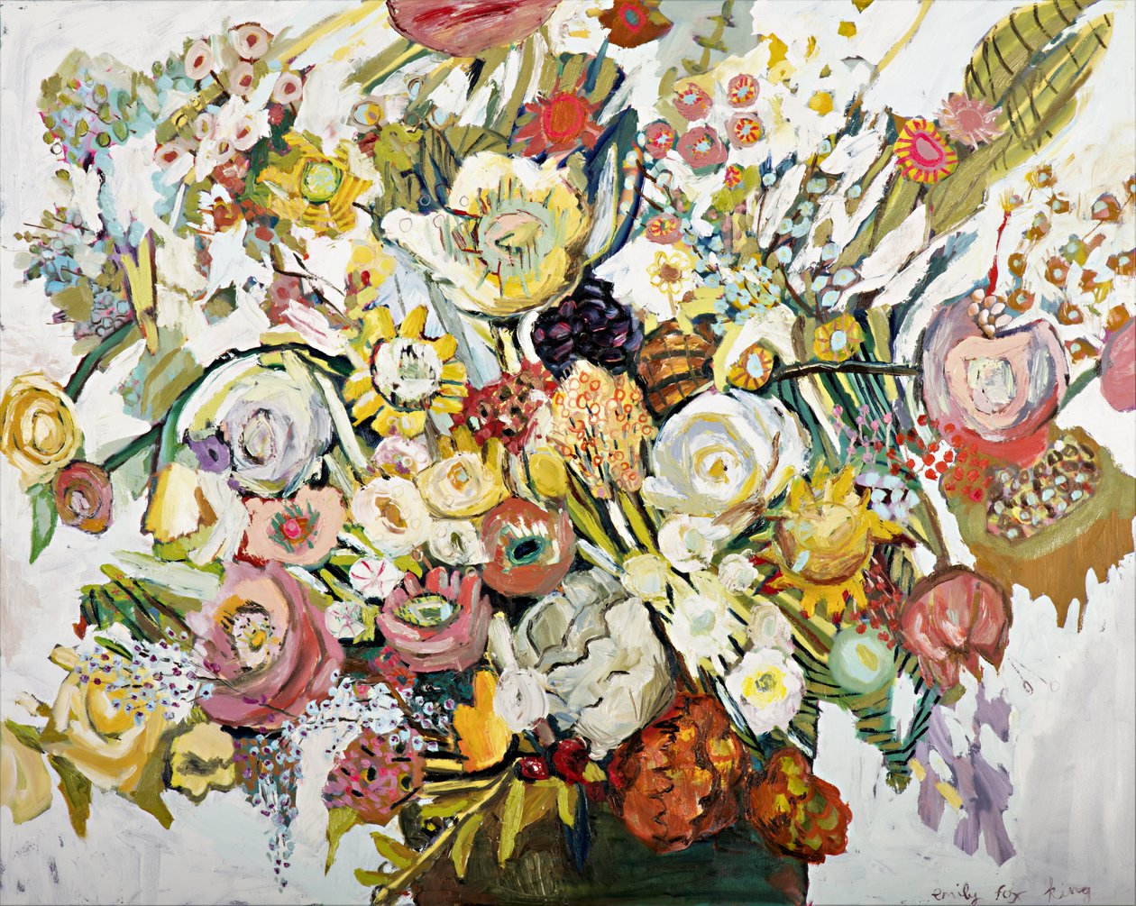 SMALL Parmelie, 2018 (olio su tela) da Emily Fox King