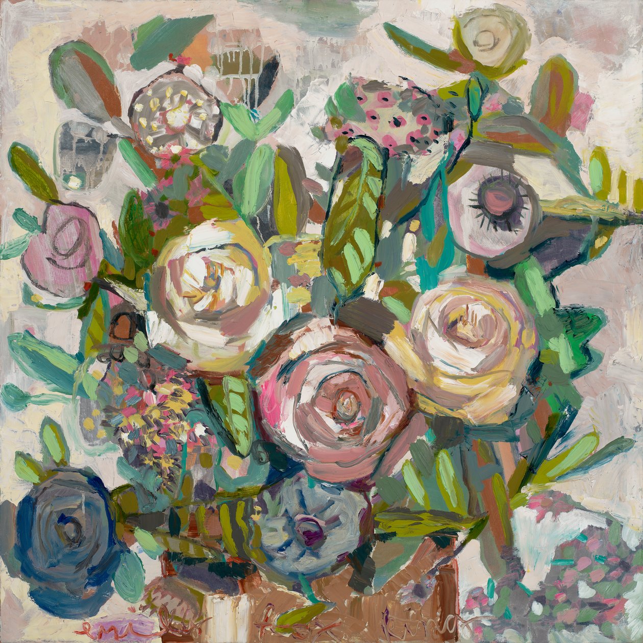 Wild and Reaching, 2020 (olio su tela) da Emily Fox King