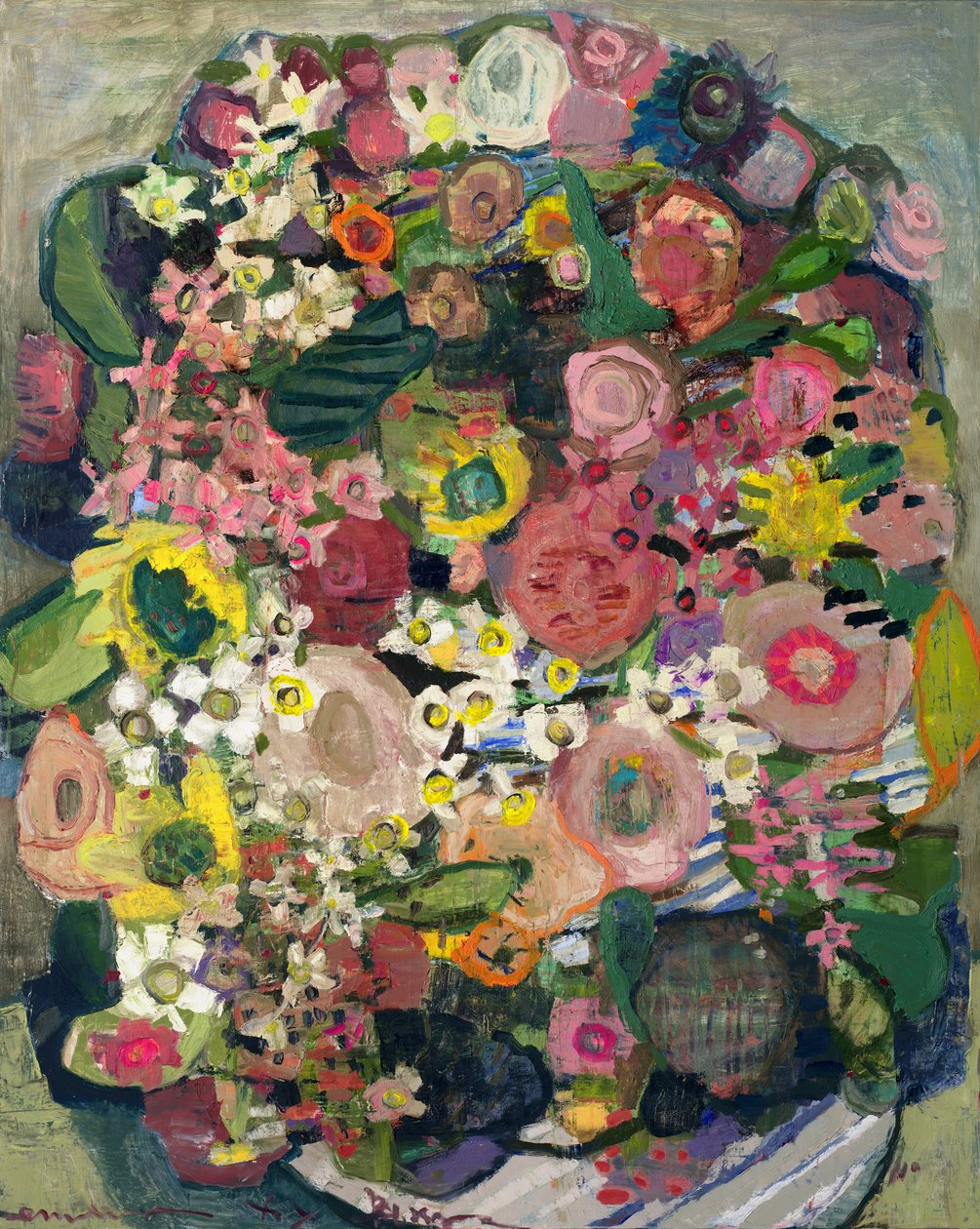 troppo, 2024 (olio su tela) da Emily Fox King
