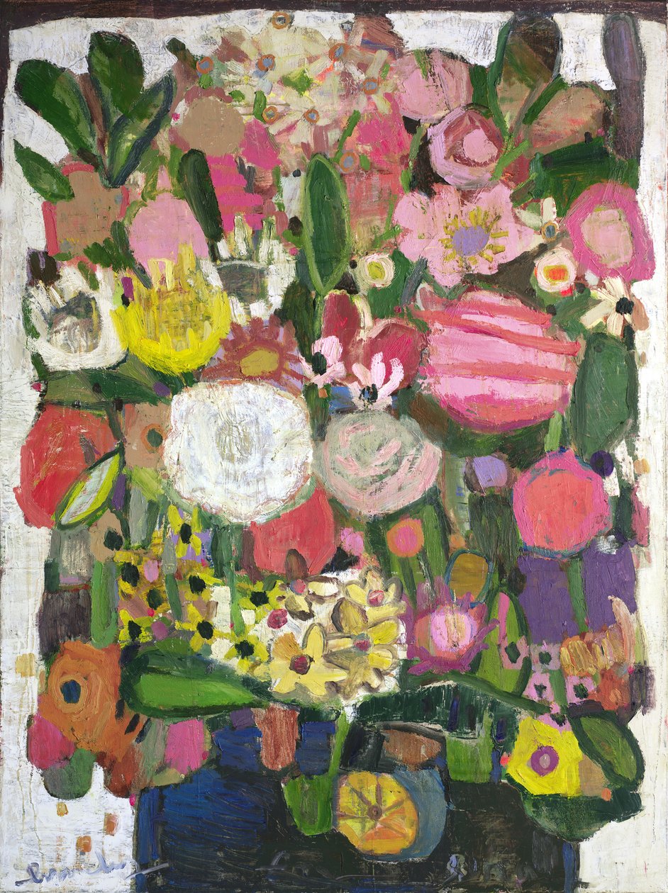 attraverso i movimenti, 2024 (olio su tela) da Emily Fox King