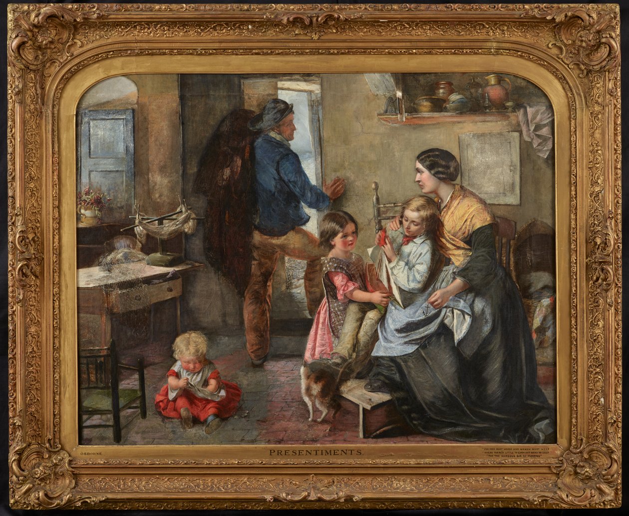 Presentimenti (olio su tela) da Emily Mary Osborn
