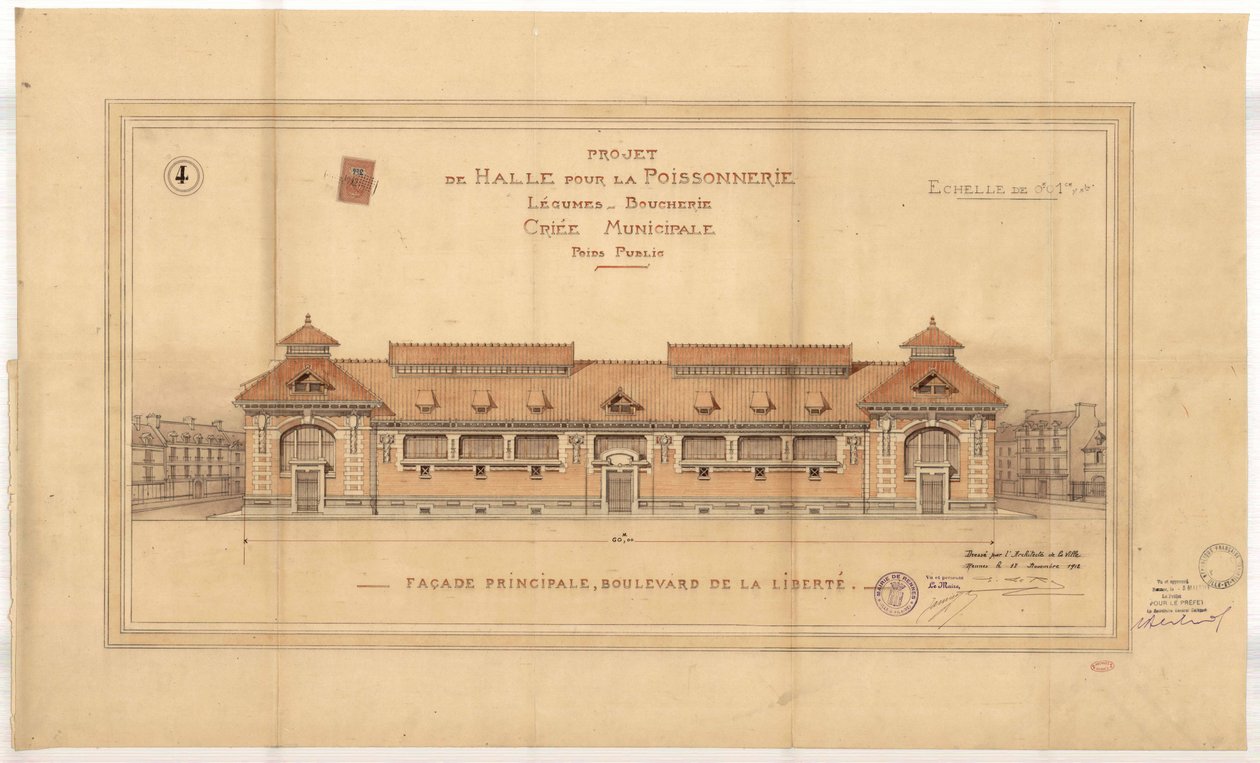 Halles centrales de Rennes da Emmanuel le Ray
