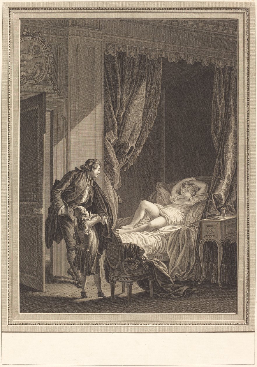 Il mattino da Emmanuel Jean Nepomucène de Ghendt after Pierre Antoine Baudouin