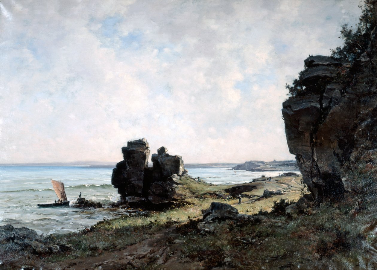 Una bella mattina sulla costa della Bretagna da Emmanuel Lansyer