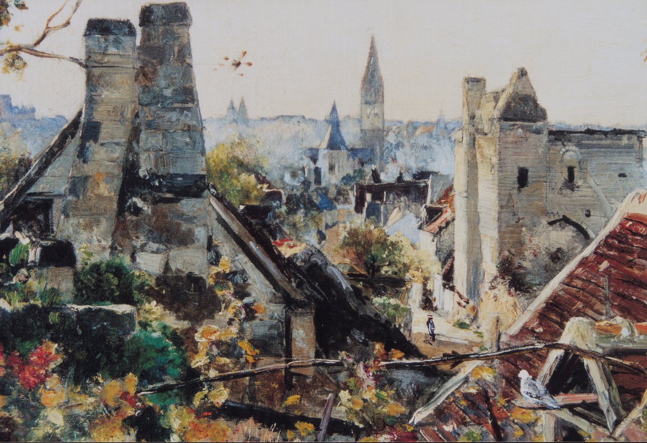 Beaulieu-lès-Loches ottobre 1880-89 (olio su tela) da Emmanuel Lansyer