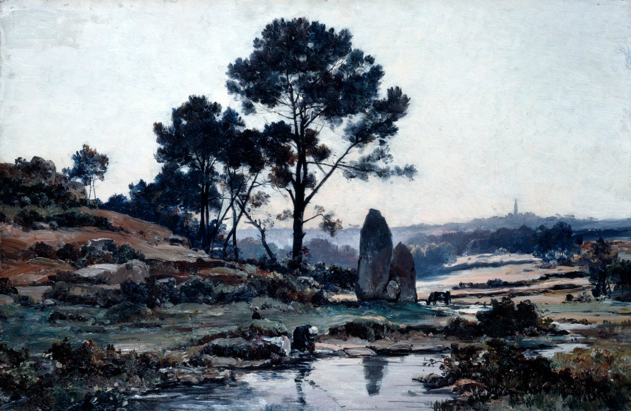 Douarnenez, 1885 da Emmanuel Lansyer