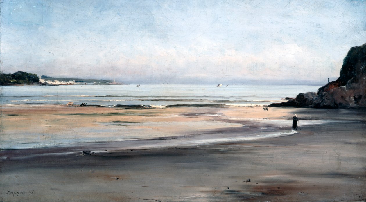 Alta marea di sabato mattina, 1876 da Emmanuel Lansyer