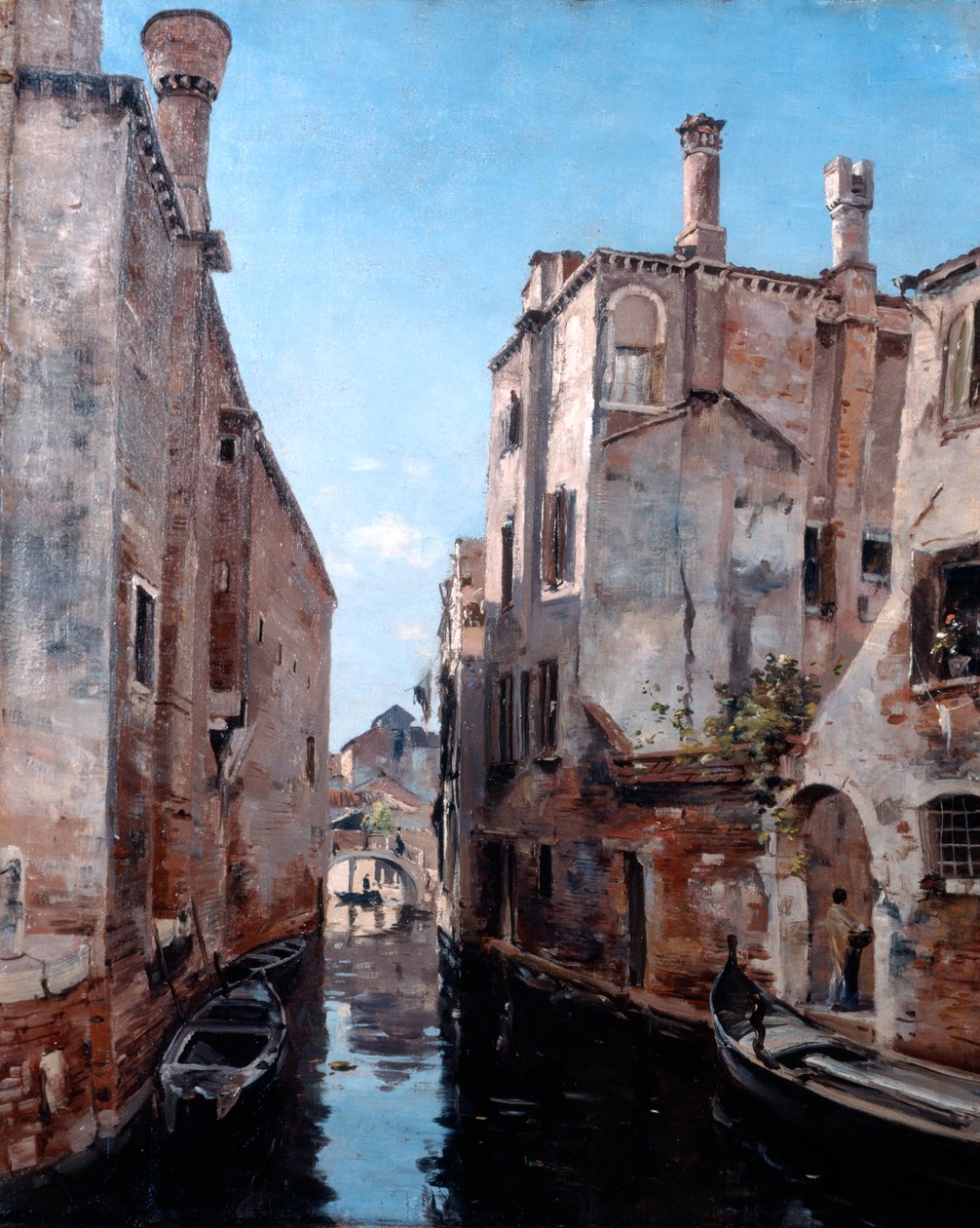 Dintorni della Chiesa di San Sebastiano, Venezia, 1892 da Emmanuel Lansyer