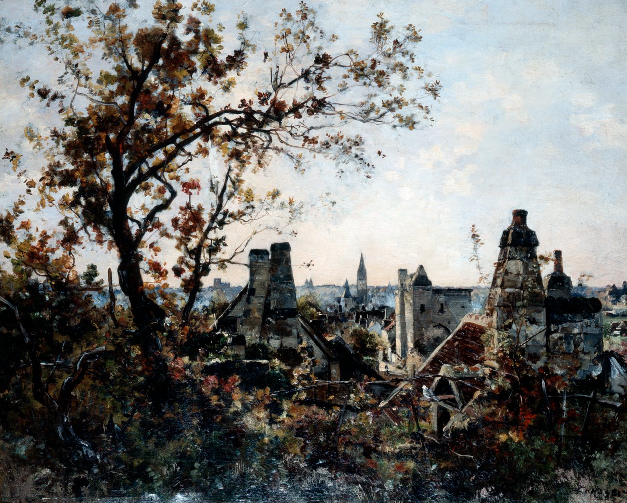 La Torre di Chevalot alla sera, 1885 da Emmanuel Lansyer