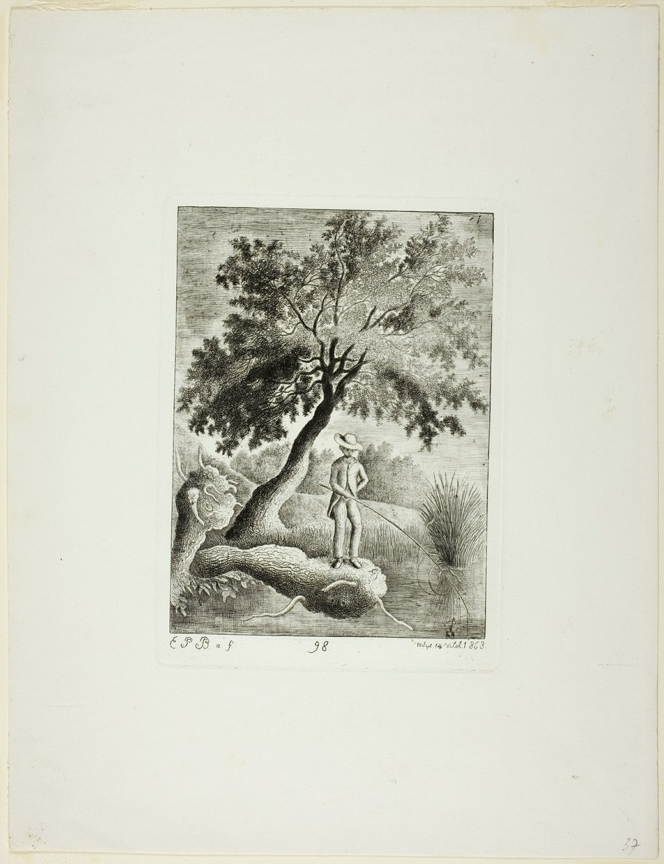Il pescatore da Emmanuel Phélippes Beaulieu